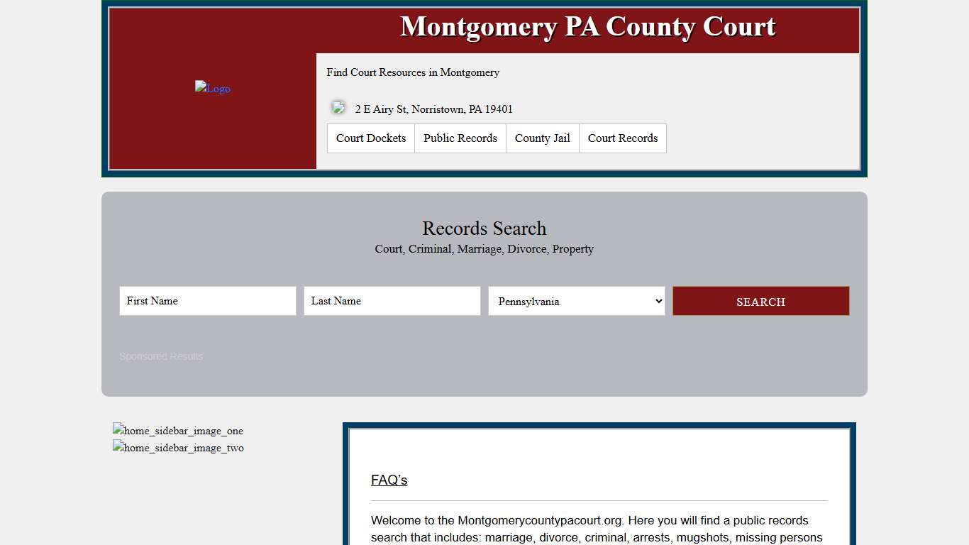 Montgomery County PA Records | Records Search
